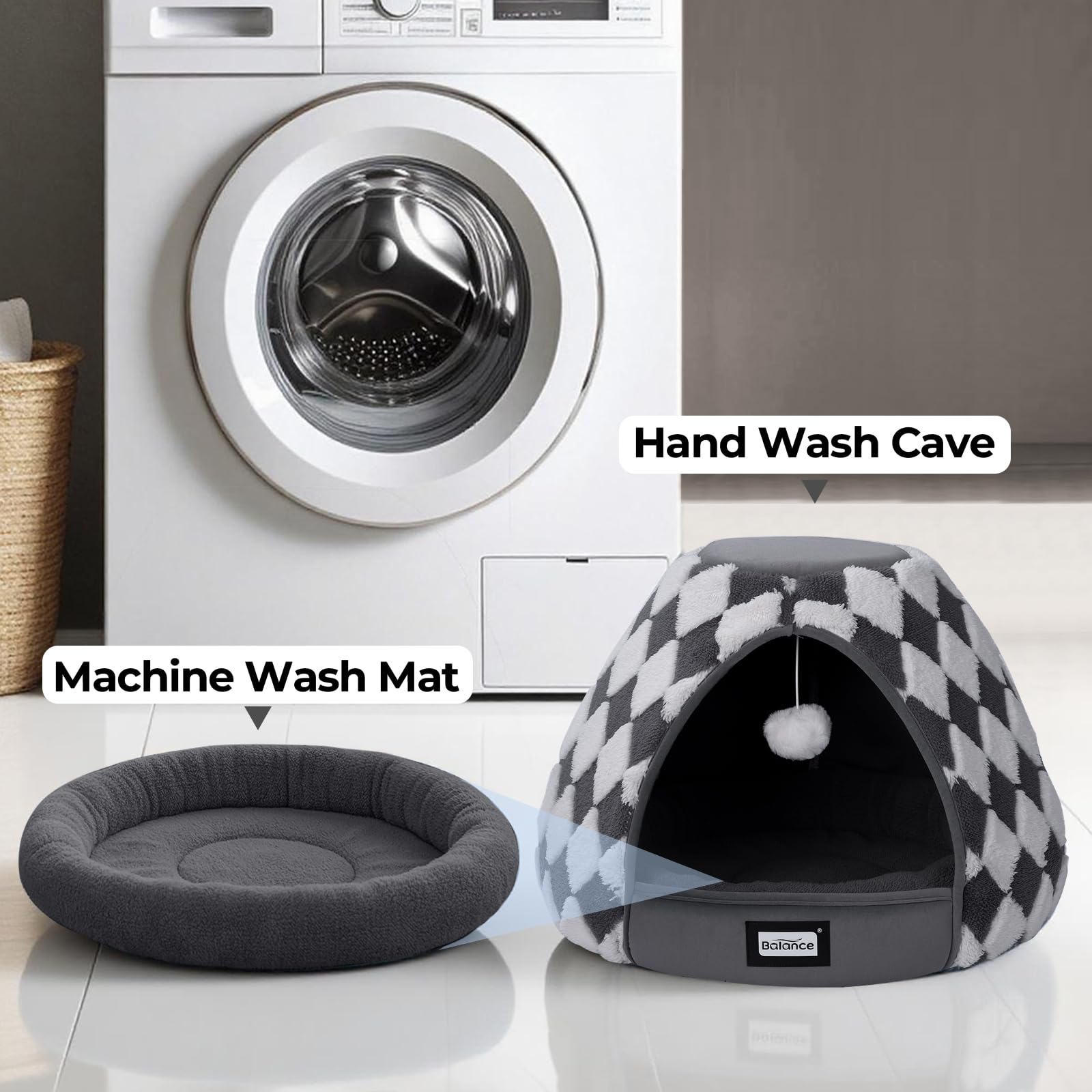 BALANCE compact design fits small spaces and expands when unpacked.