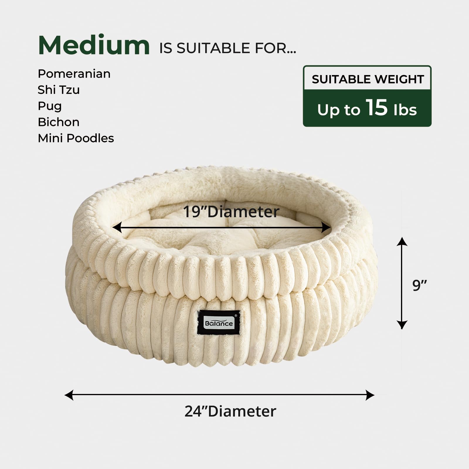 BALANCE compressed packaging expands after unpacking to full size