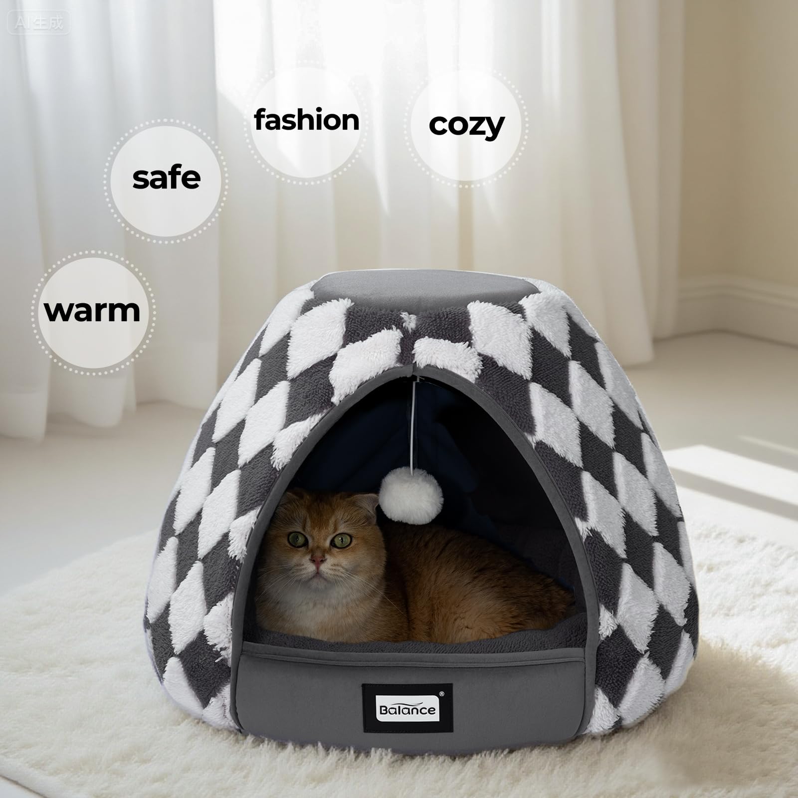 BALANCE durable foam support keeps joints comfortable during long naps.