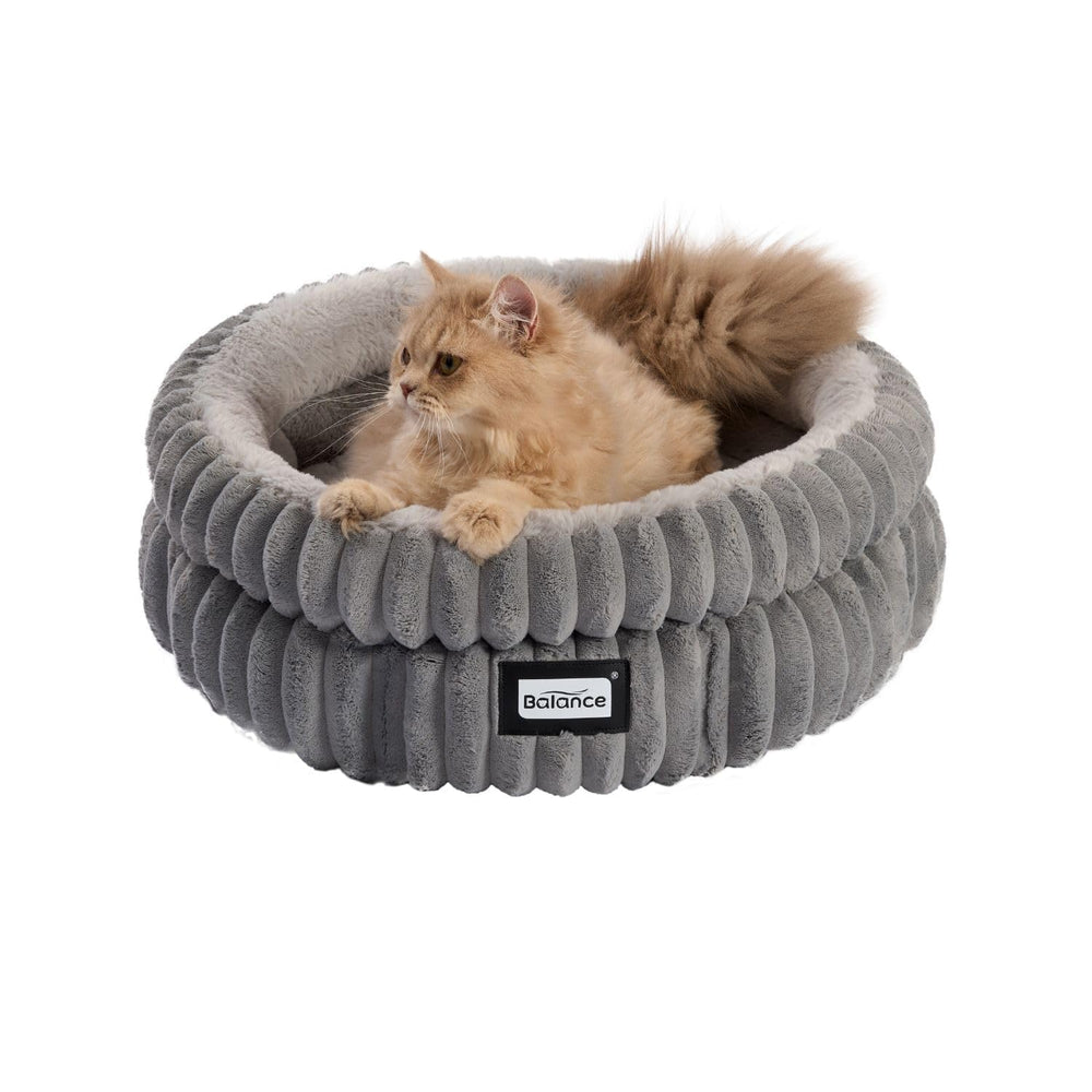 BALANCE cat bed after unpacking; expands fully within 48 hours