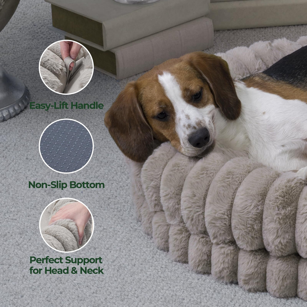 BALANCE Luxury Donut Bed removable cushion for easy cleaning.