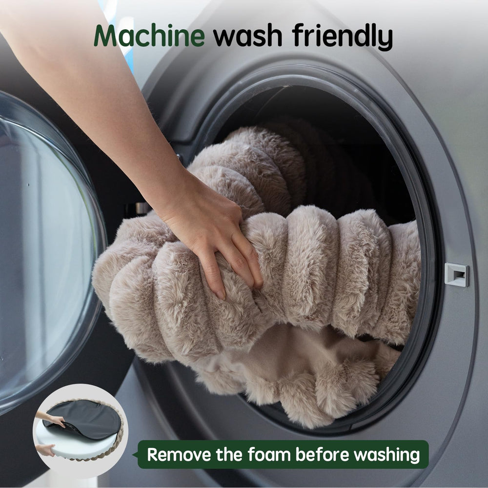 BALANCE Luxury Donut Bed machine-washable design simplifies laundry.