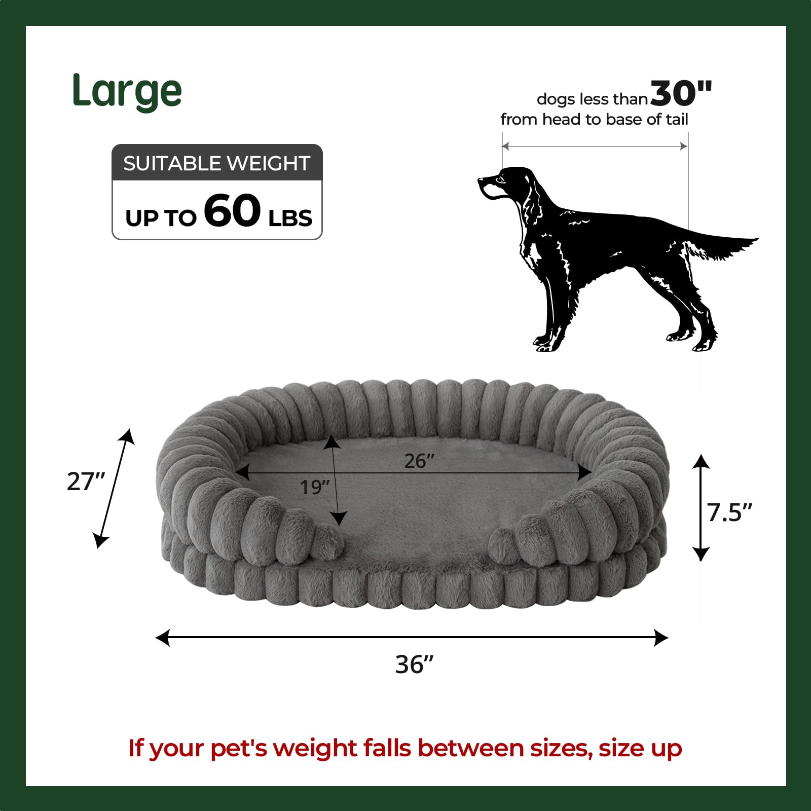 BALANCE non-shedding plush fabric reduces shedding mess.