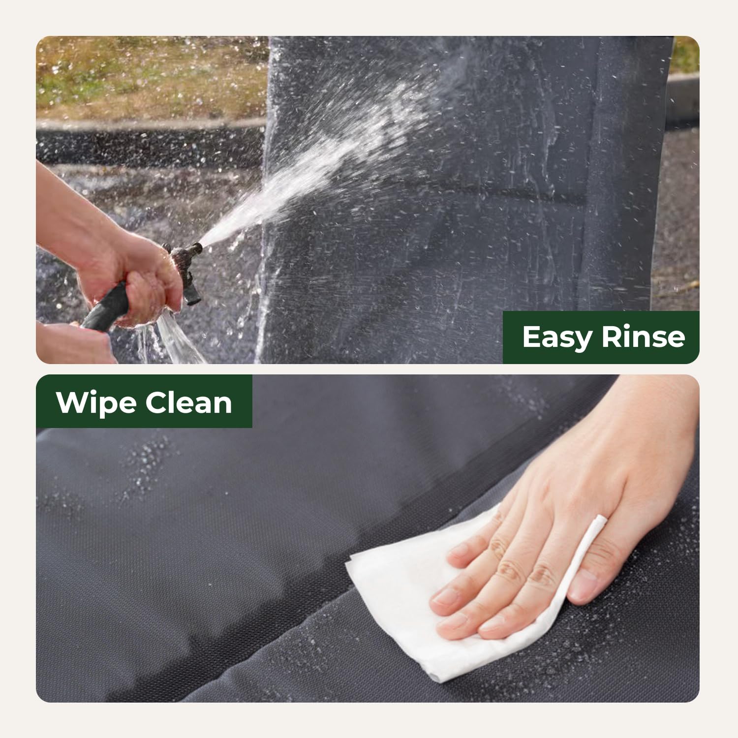 BALANCE Oxford dog bed easy-clean surface simplifies maintenance