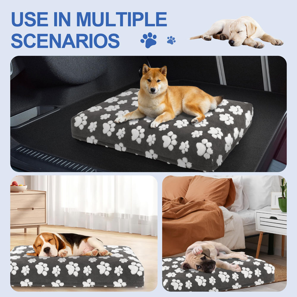 BALAPET dark gray 40x30x4in cover adds neutral styling and fit.
