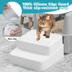 BALAPET detachable litter trapper simplifies cleaning and minimizes tracking.