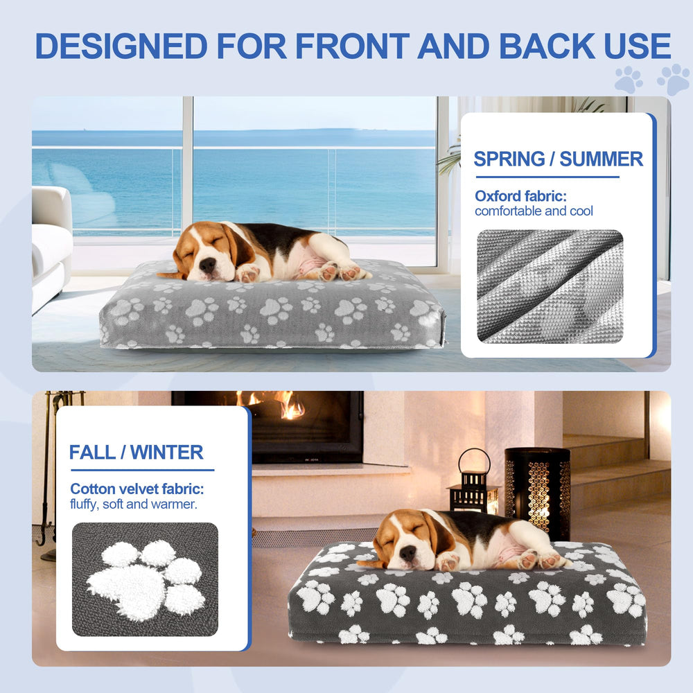 BALAPET non-slip bottom keeps the bed in place on hardwood floors.