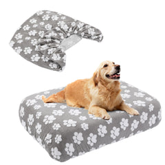BALAPET paw-print soft fabric bed cover highlights cozy naps and easy care.