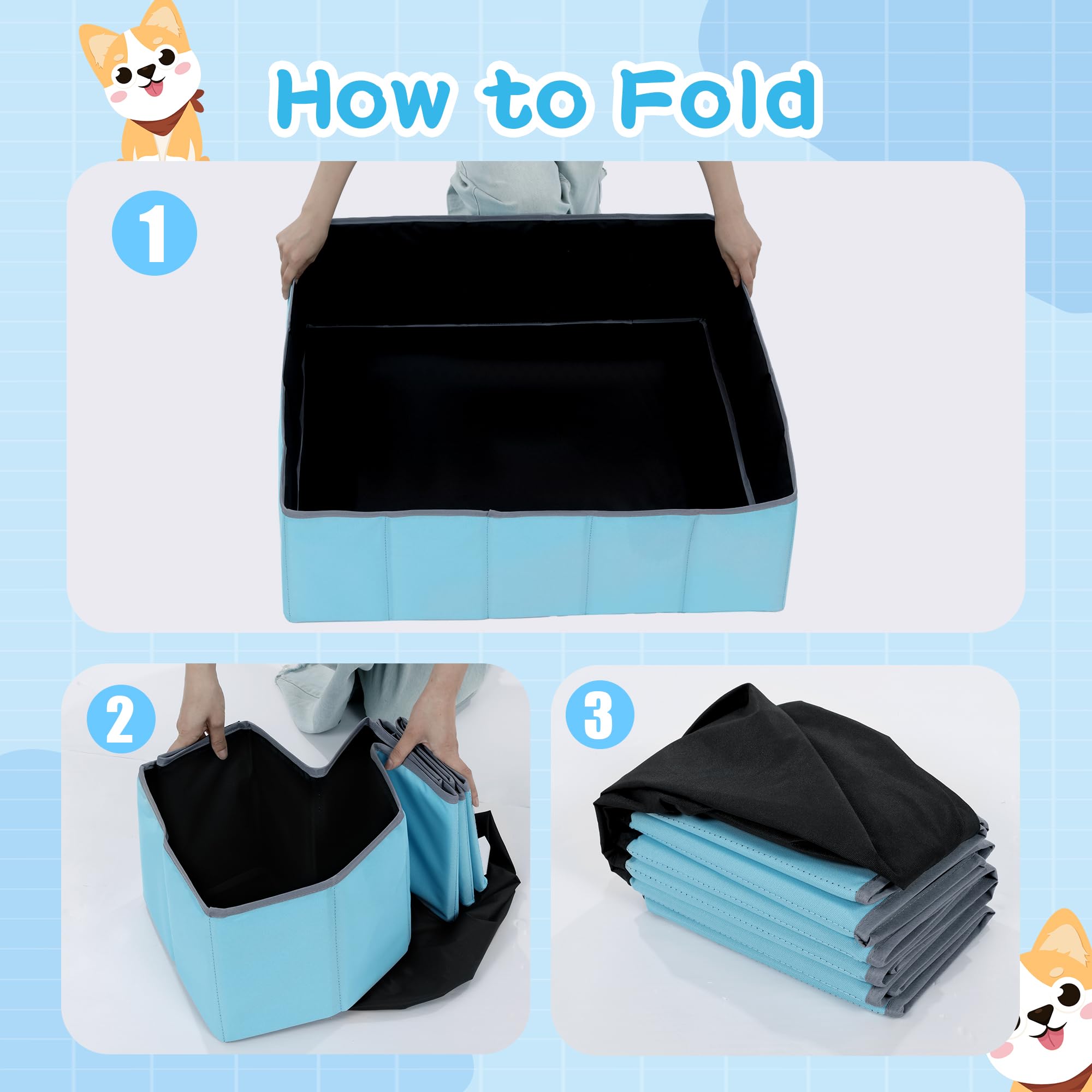 BALAPET Whelping Box large size provides space for mid-size litters