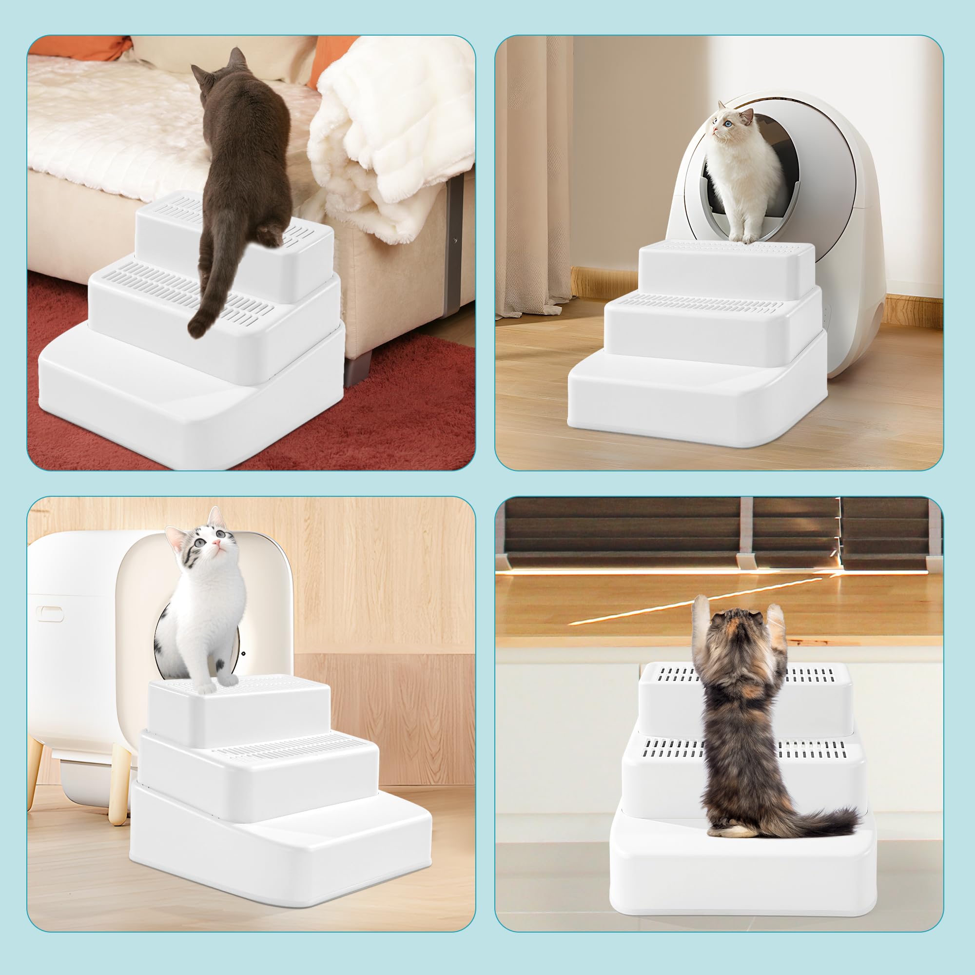 BALAPET white cat ramp design suits modern homes while offering practical use.