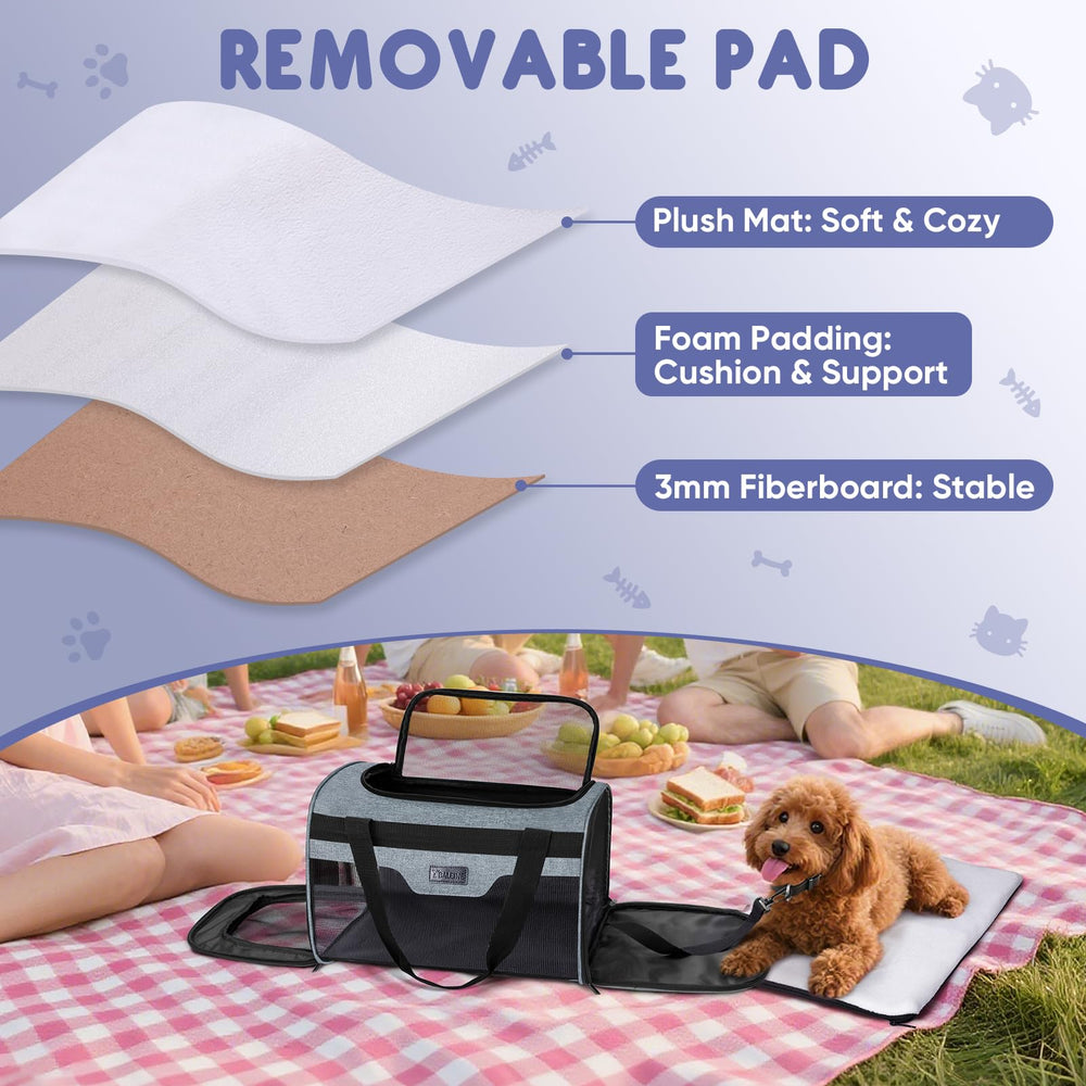 BALEINE Cat Carrier 600D waterproof fabric durability