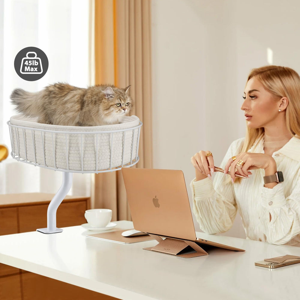 BALORAY Cat Desk Bed installation kit makes quick setup