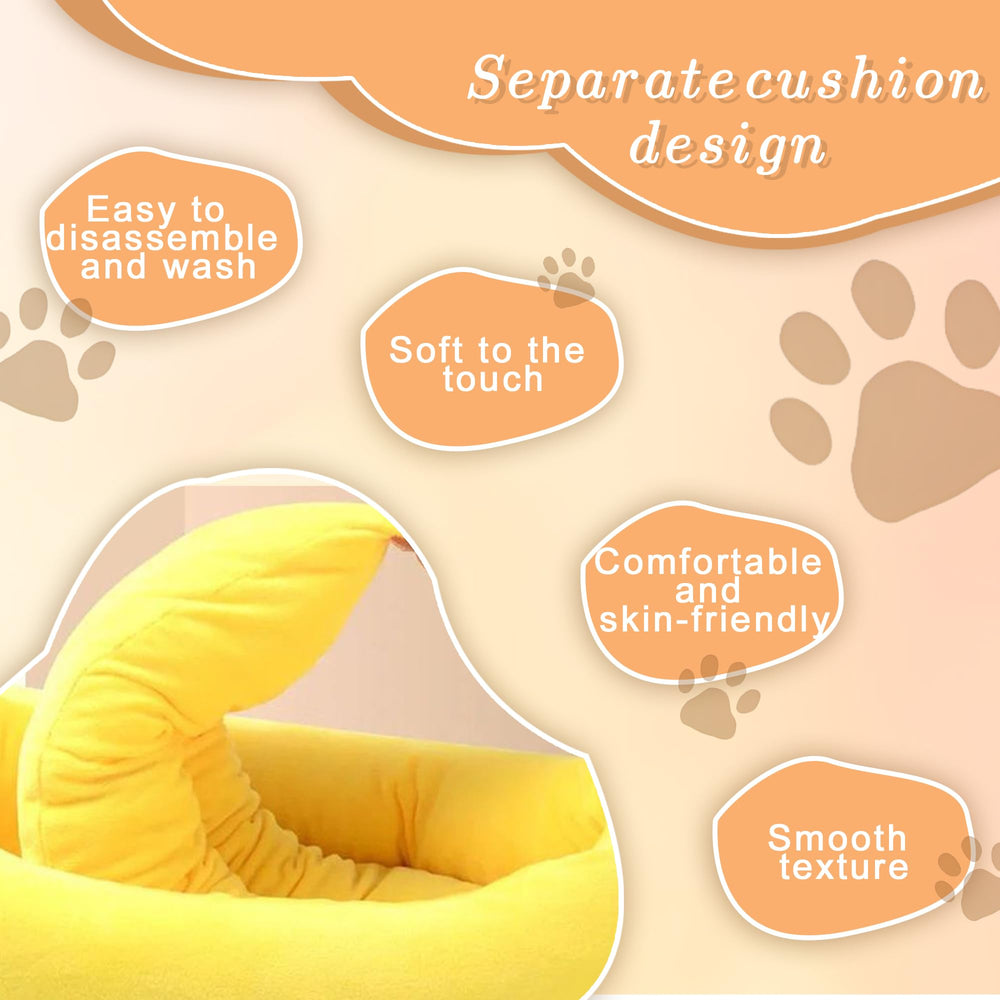 Banana bed vacuum-sealed packing helps quick fluffing for inviting coziness