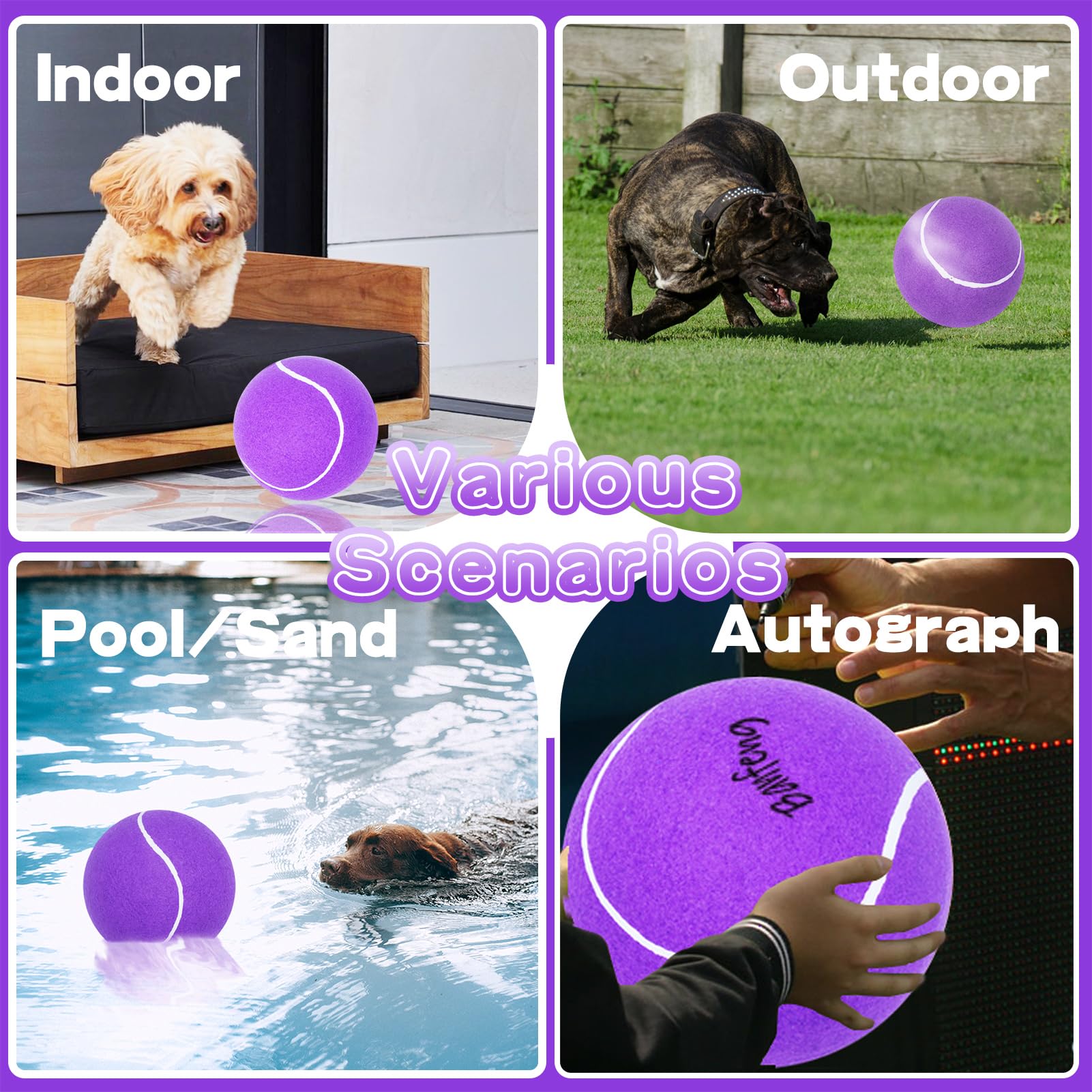Banfeng ball ships uninflated for safe transit and setup