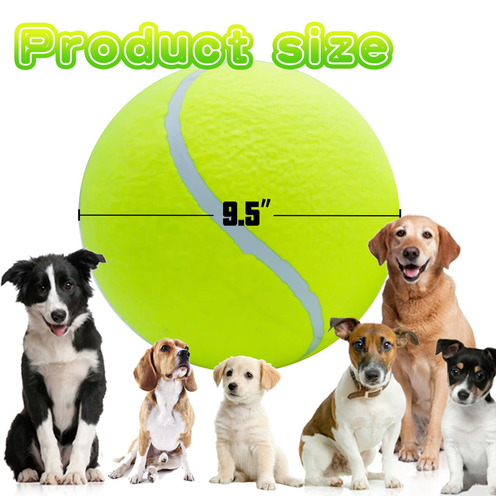 Banfeng Big Tennis Ball for Dogs—natural rubber and thick felt deliver durable play.