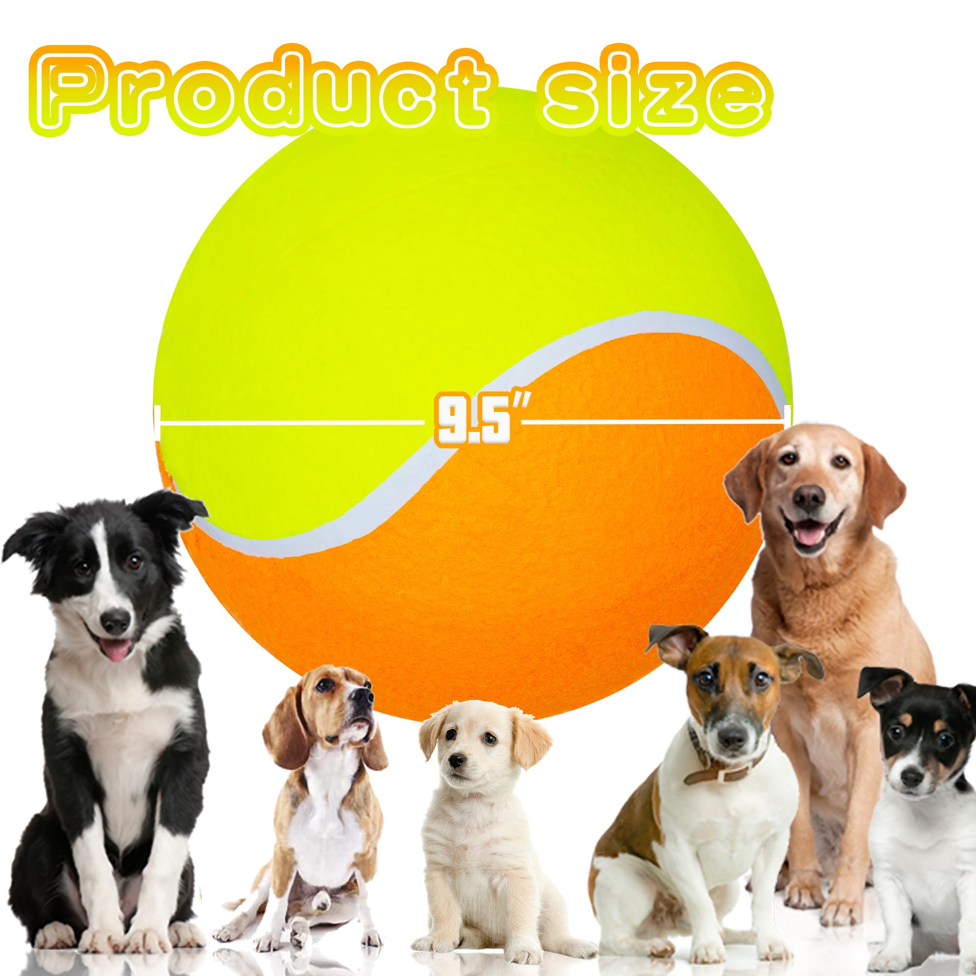 Banfeng dog tennis ball with bright colors for outdoor play and chasing.