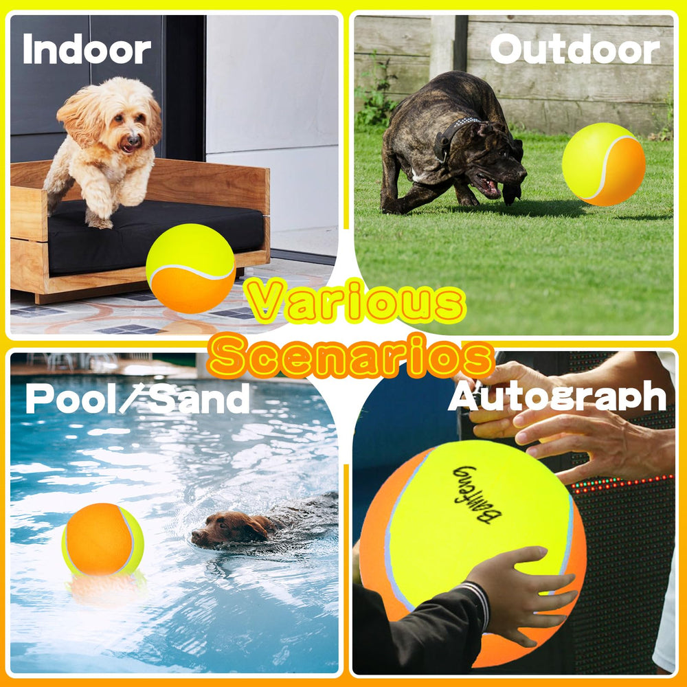 Banfeng oversized dog ball for fetch supports energetic play.