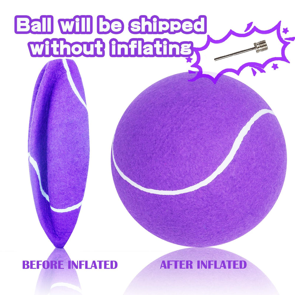 Banfeng tennis ball texture close-up, rubber and felt designed for safe teeth contact during fetch
