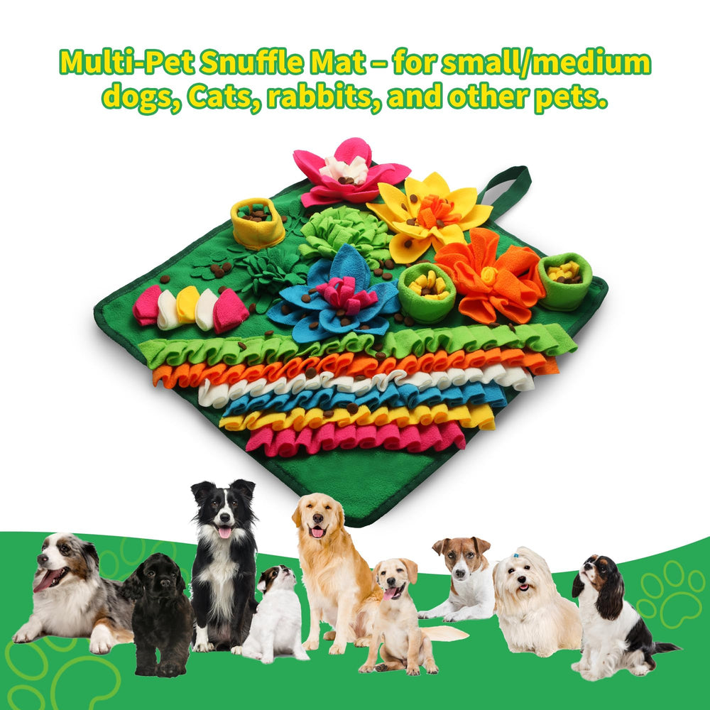 Banlangen Snuffle Mat soft plush fabric offers durable, comfortable playtime