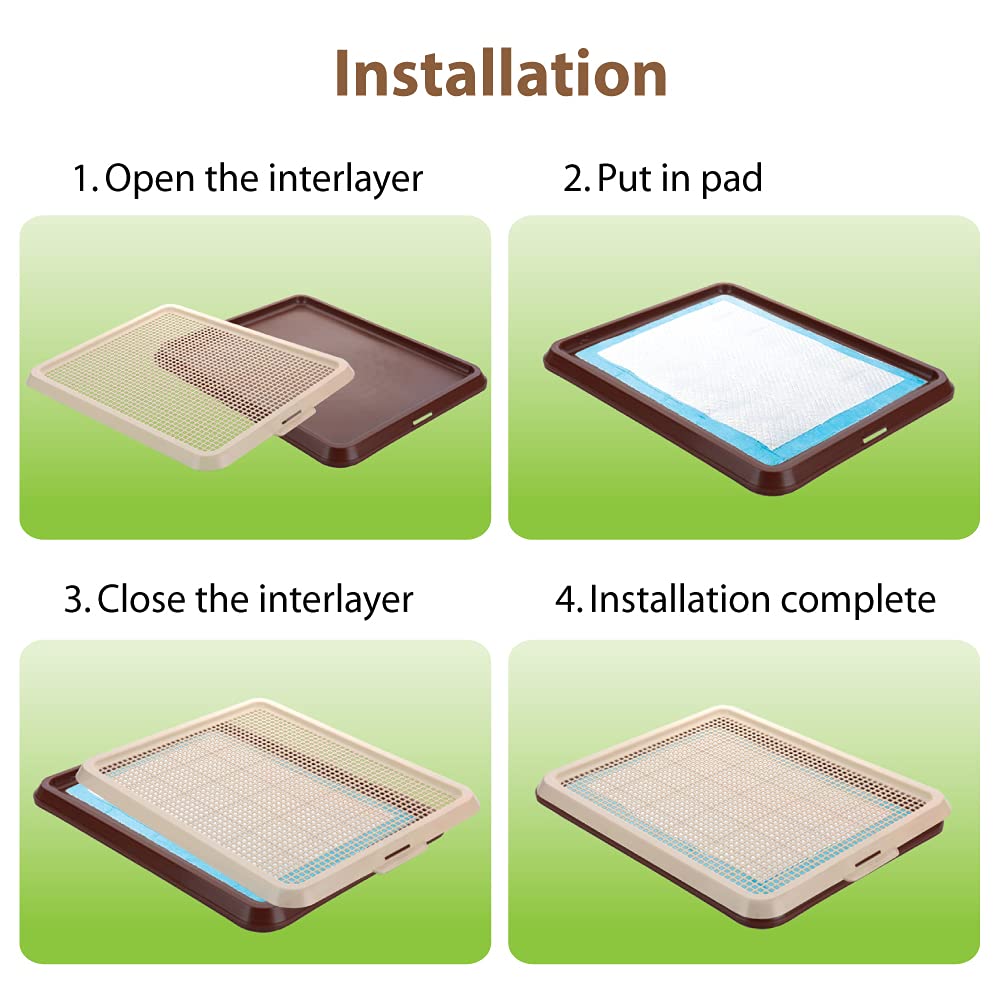 BANU pee pad holder ivory—clip-type design secures pads safely.