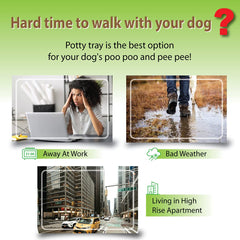 BANU Puppy Pee Pad Holder versatile placement for indoor or outdoor setups