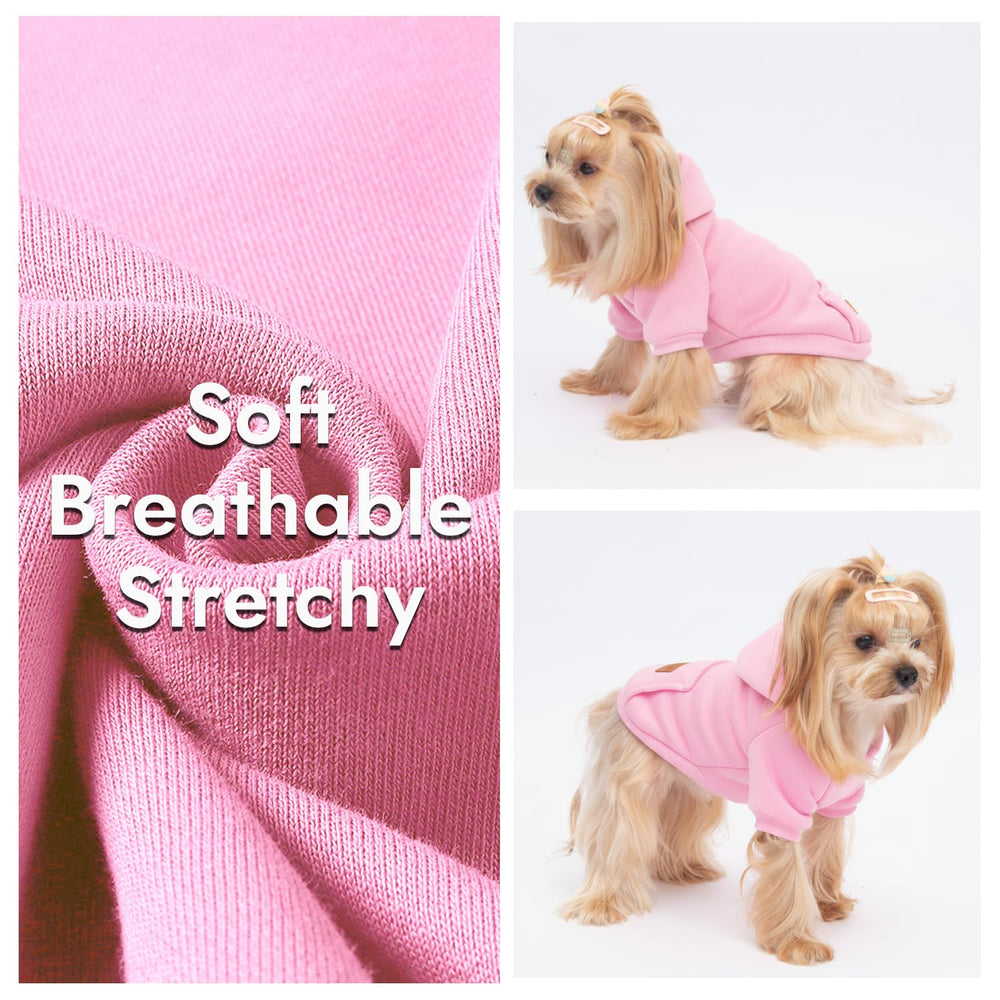 Baobicute bolsillos pequeños de ropa canina, útiles para premios o bolsas.