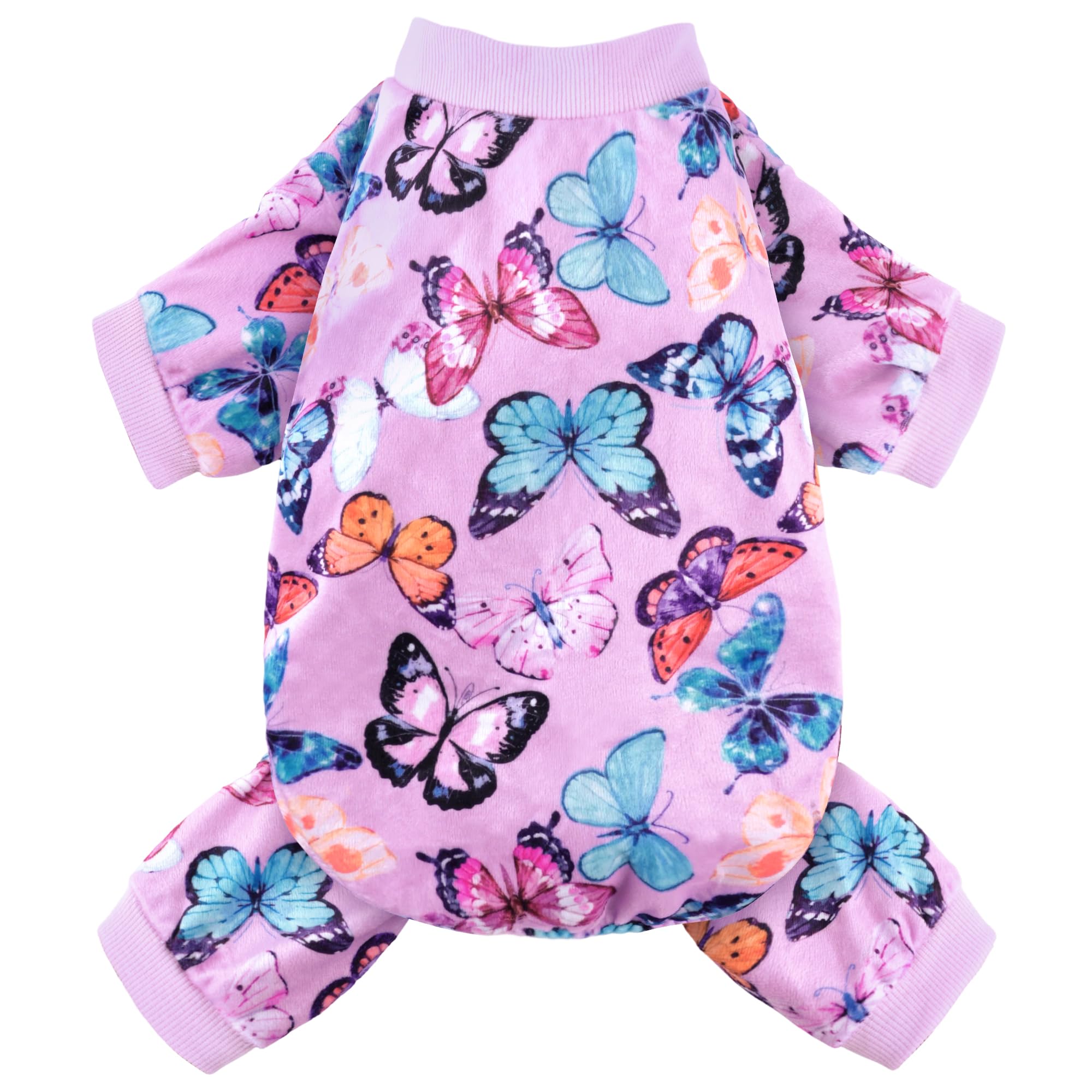 BAOBICUTE butterfly-pattern dog pajamas for cozy sleepwear and daily wear