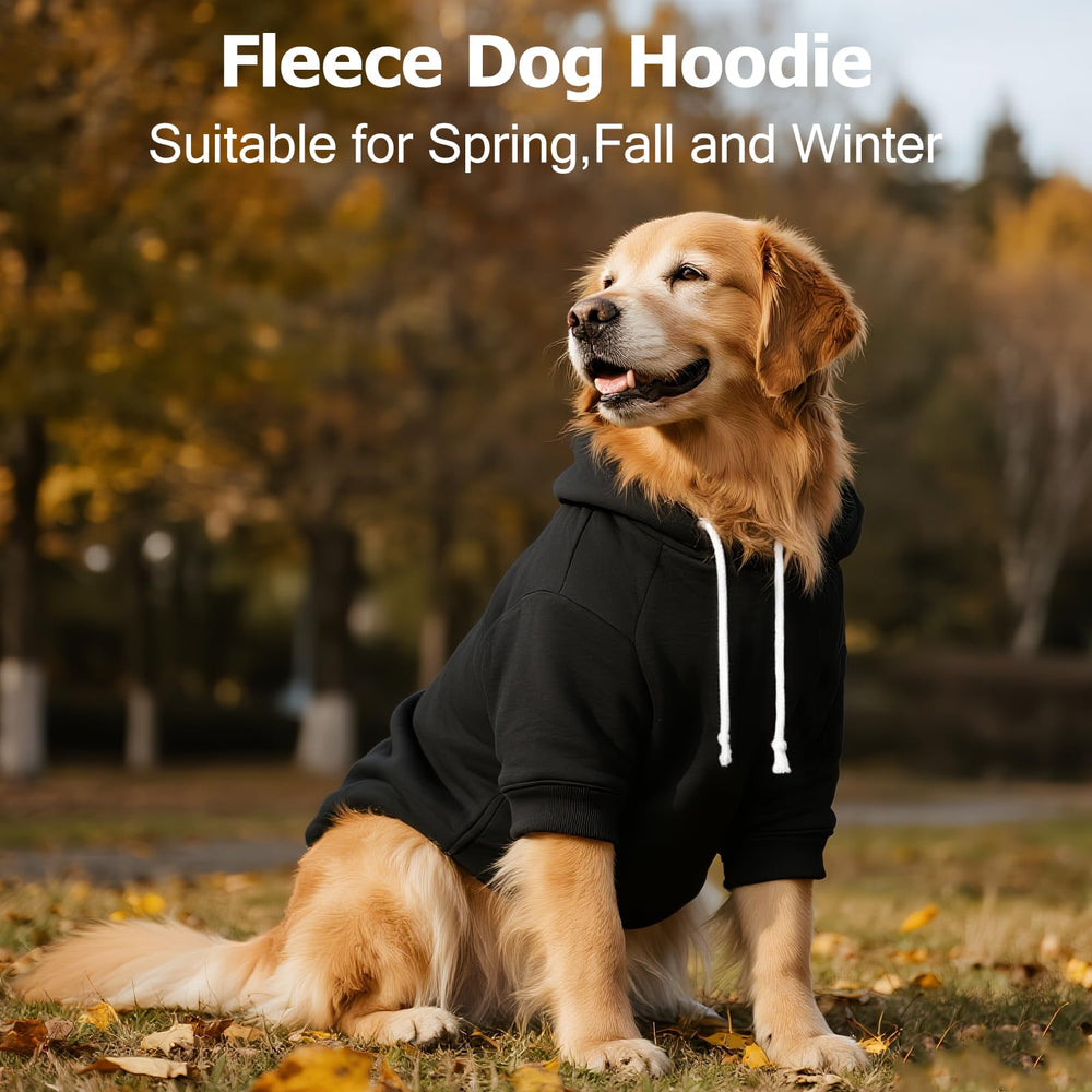 Baobicute Dog Basic Hoodie hooded-structure—3D hood provides ear coverage and wind protection.
