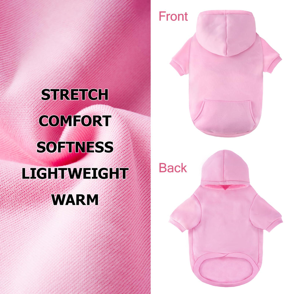 BAOBICUTE hoodie pocket and leash hole keep treats handy and walks easy.