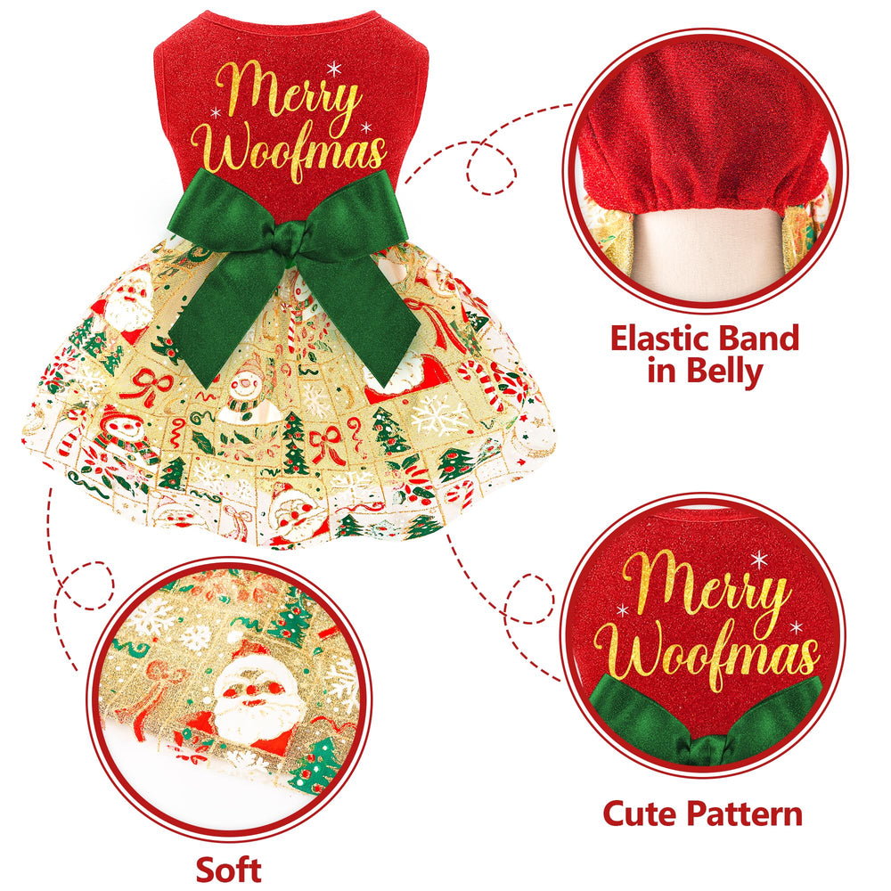 BAOBICUTE dog christmas bow tie decor boosts holiday charm.