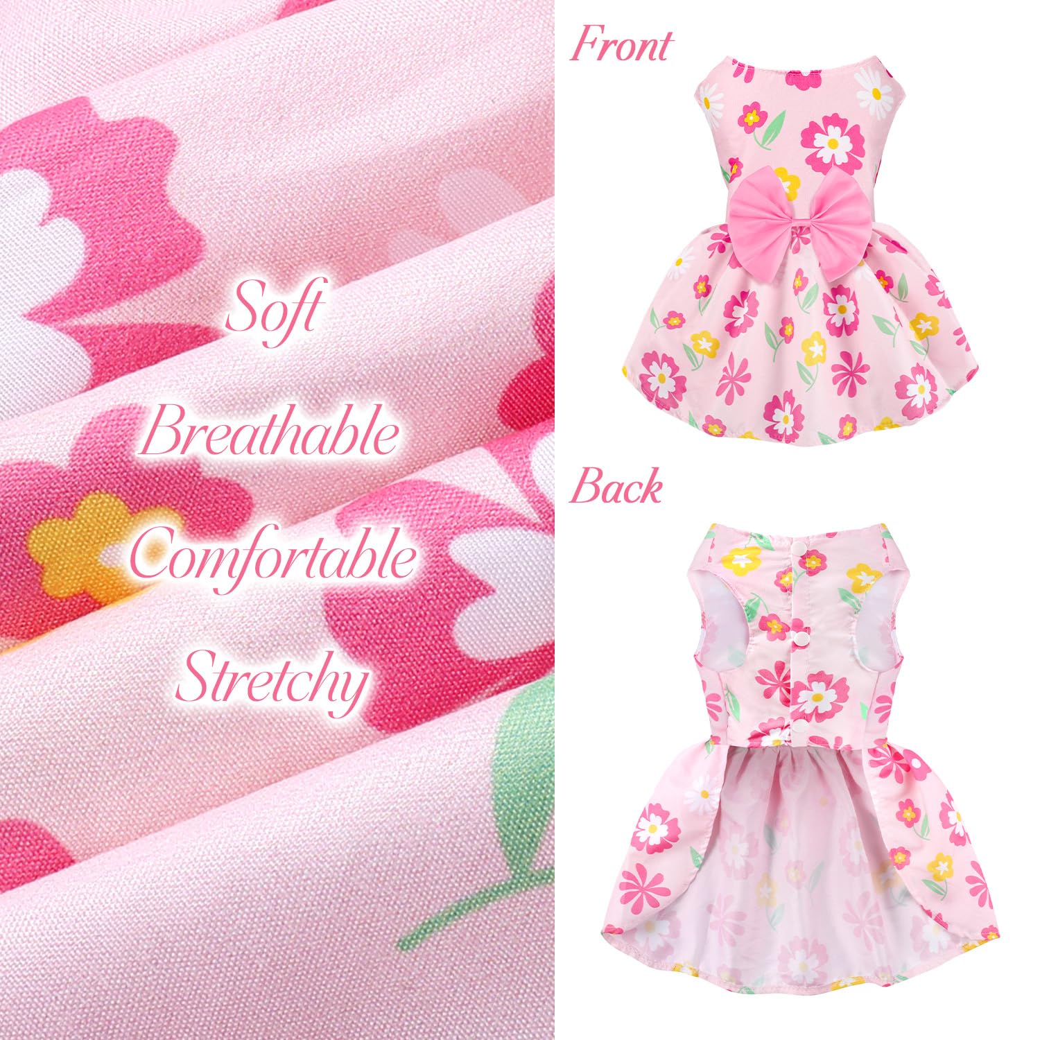 BAOBICUTE bowknot dress adds playful charm to every outing.