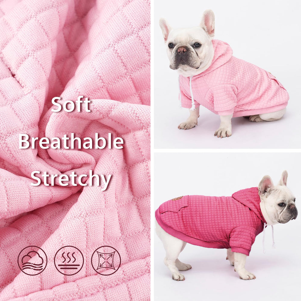 BAOBICUTE dog hoodie elastic-cuffs protect joints while maintaining comfortable movement