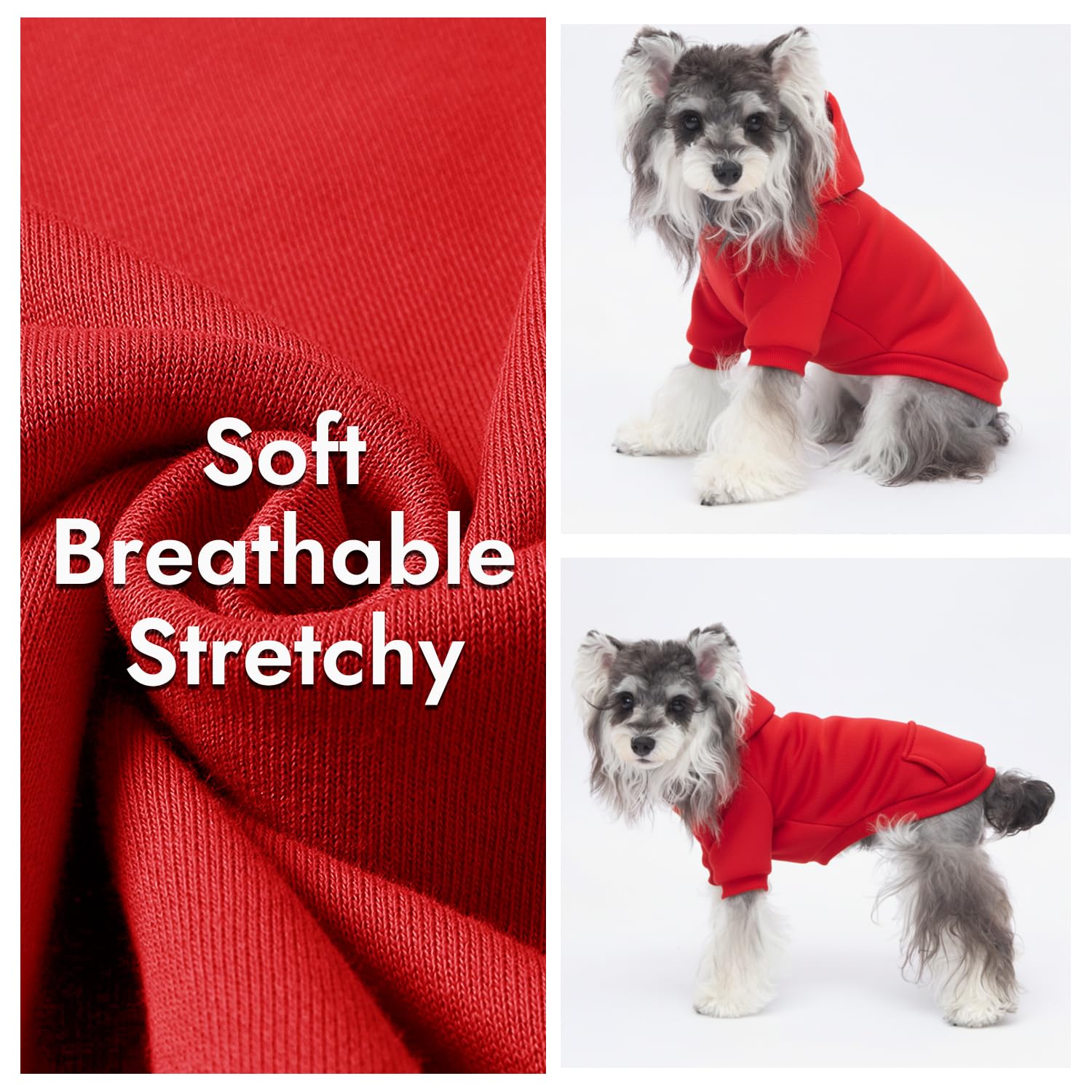 BAOBICUTE machine washable dog sweater shows easy care durability