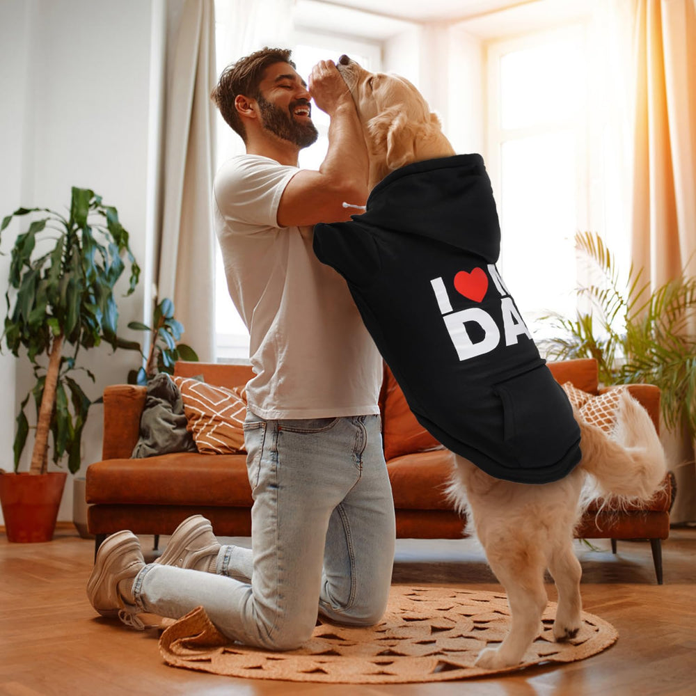 BAOBICUTE dog hoodie pocket detail for convenient treats and keys