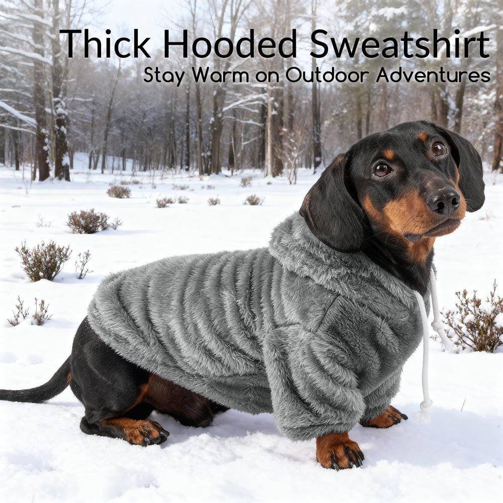 BAOBICUTE dog hoodie winter warmth and flexible fit during walks