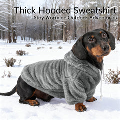 BAOBICUTE dog hoodie winter warmth and flexible fit during walks