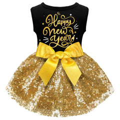 BAOBICUTE dog New Year outfit dress for festive photoshoots and celebrations