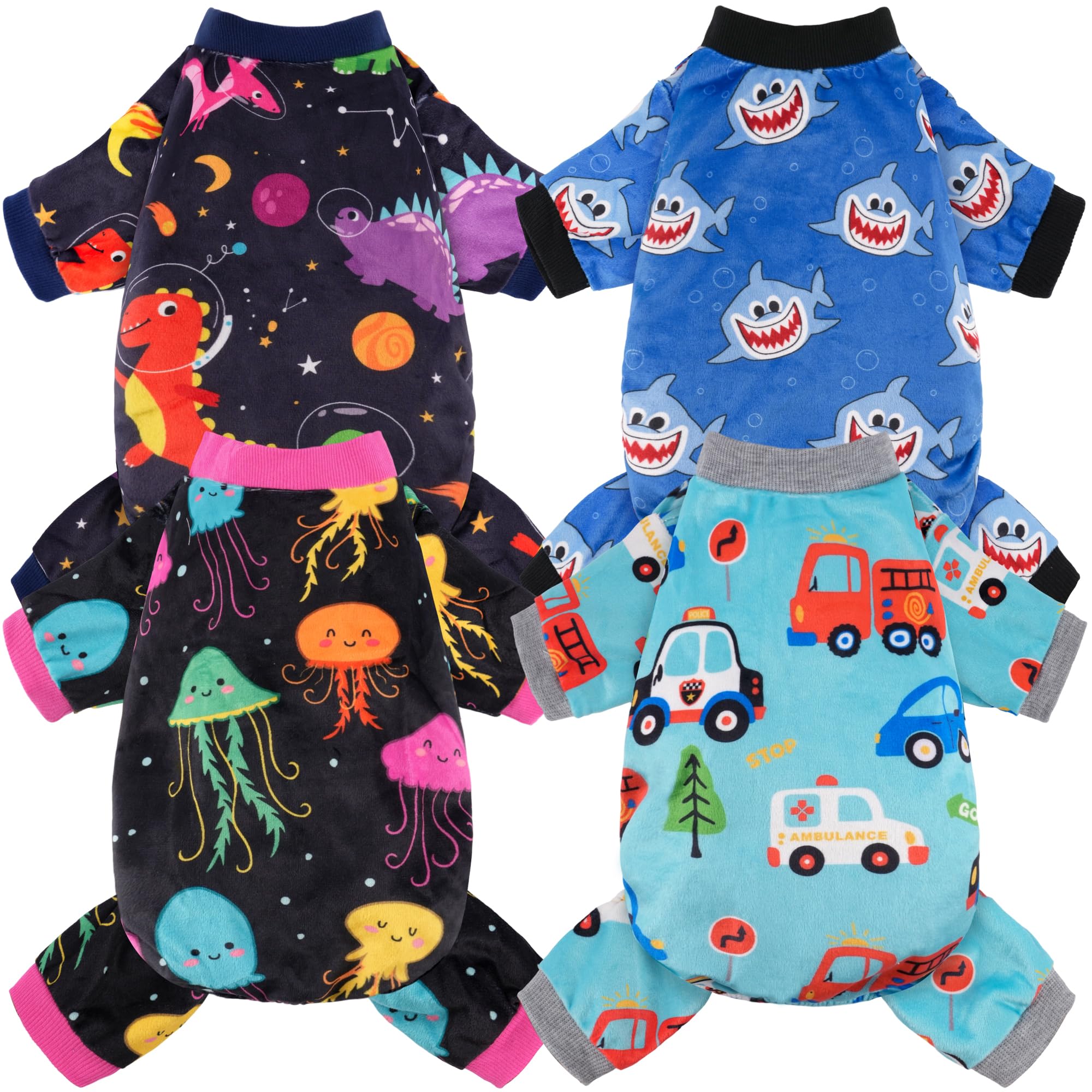 BAOBICUTE dinosaur-style dog pajamas offer breathable comfort for everyday wear.