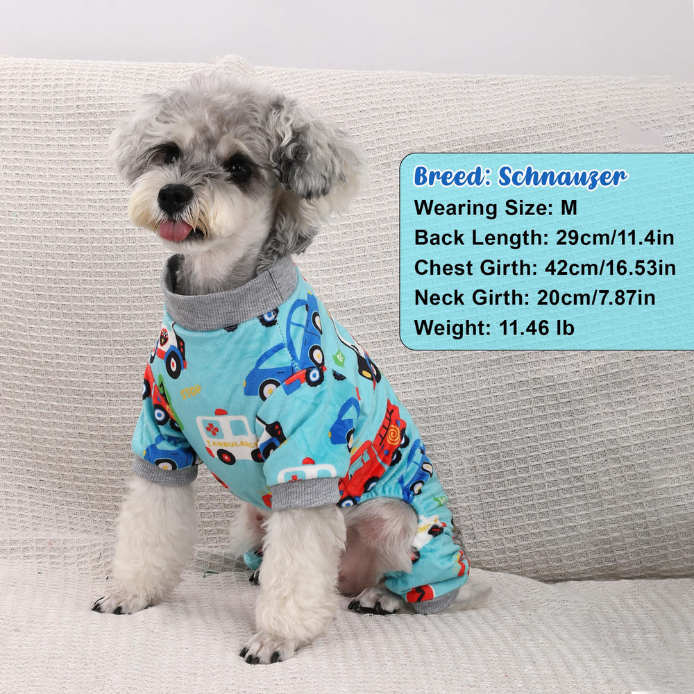 Baobicute dog pajamas fabric close-up showing soft, breathable polyester.