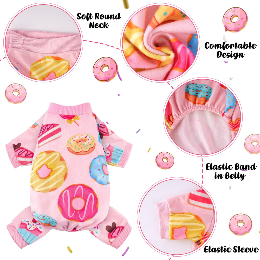 Baobicute dog pajamas Four-pack packaging shows value and easy wardrobe options