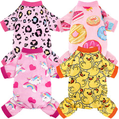 Baobicute dog pajamas Leopard pattern for stylish comfort and everyday wear