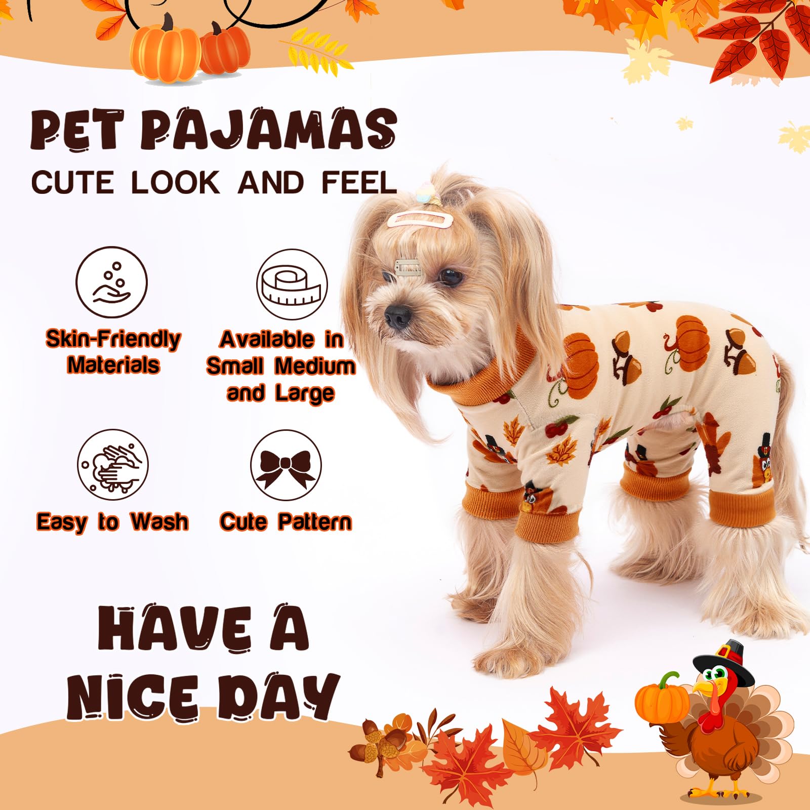 BAOBICUTE dog pajamas pattern duck highlights playful look for walks