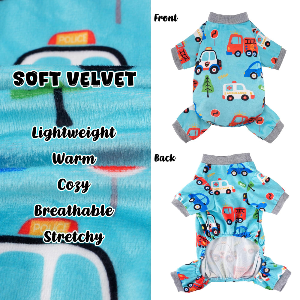 Baobicute dog pajamas strawberry pattern for playful daily wear.