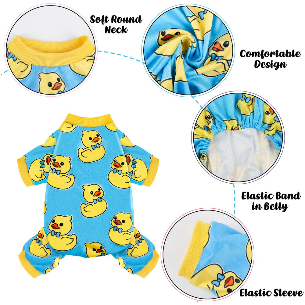 BAOBICUTE dog pajamas size chart measurement—helps pick the right fit