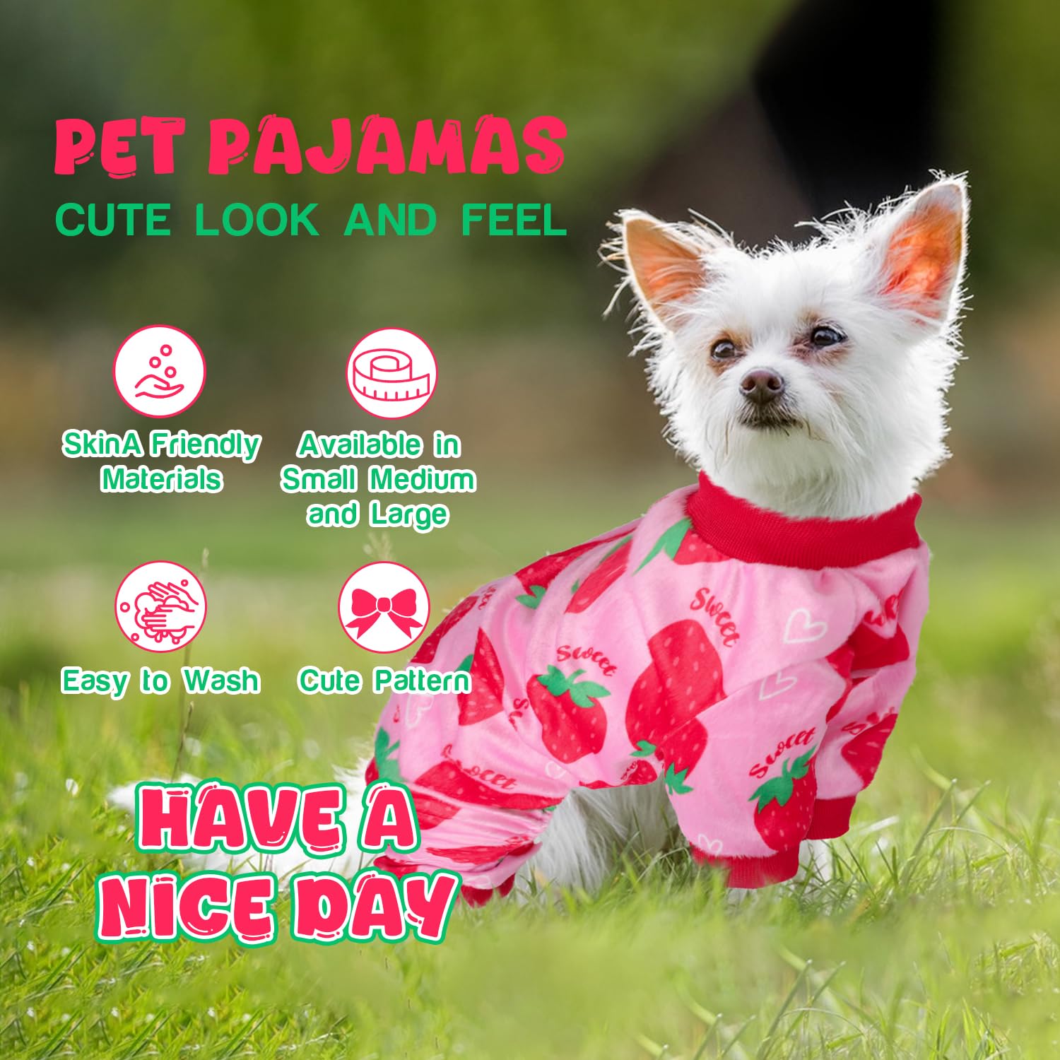 BAOBICUTE dog pajamas worn-on-dog demonstrate breathable comfort during walks