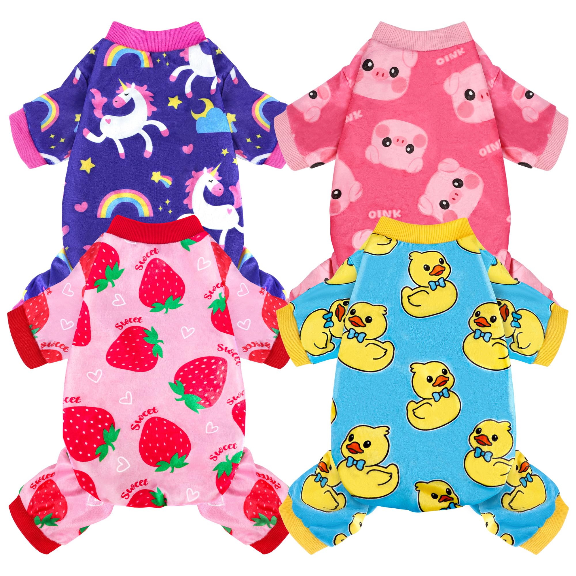 BAOBICUTE dog pajamas unicorn pattern wear—cute comfort for daily adventures