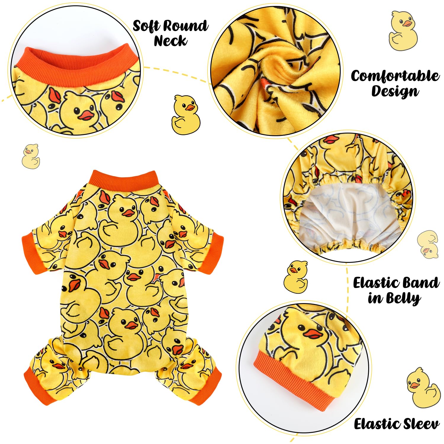 BAOBICUTE dog pjs size chart helps pick the right fit.