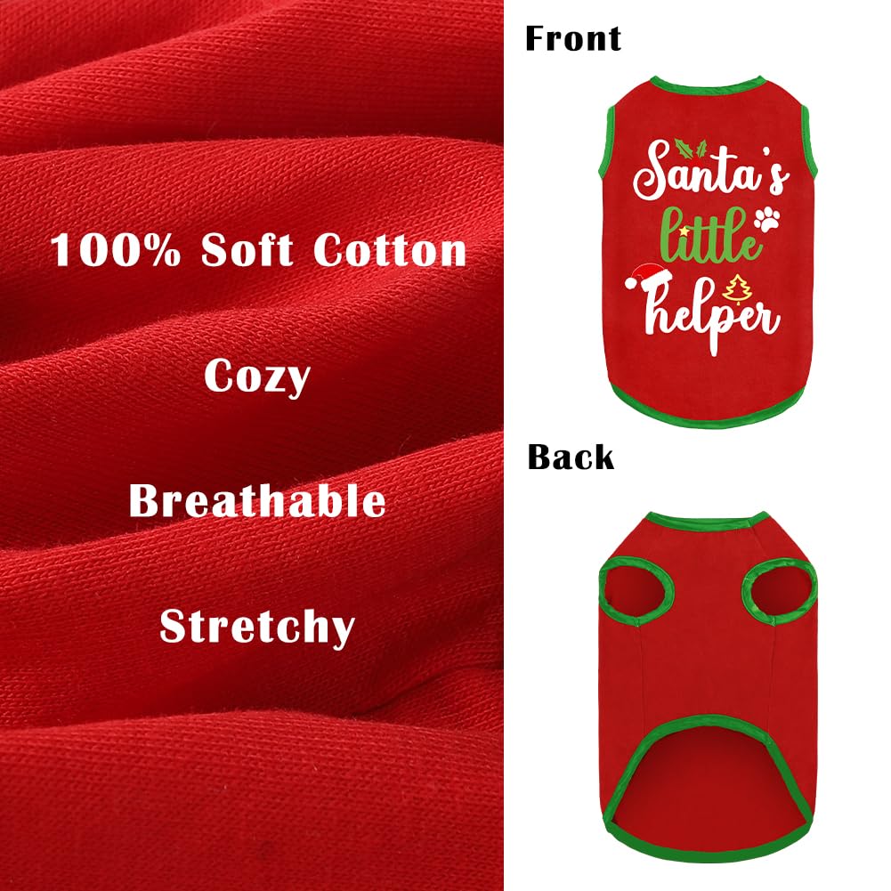 BAOBICUTE dog shirt worn on model shows versatile holiday styling for pets.