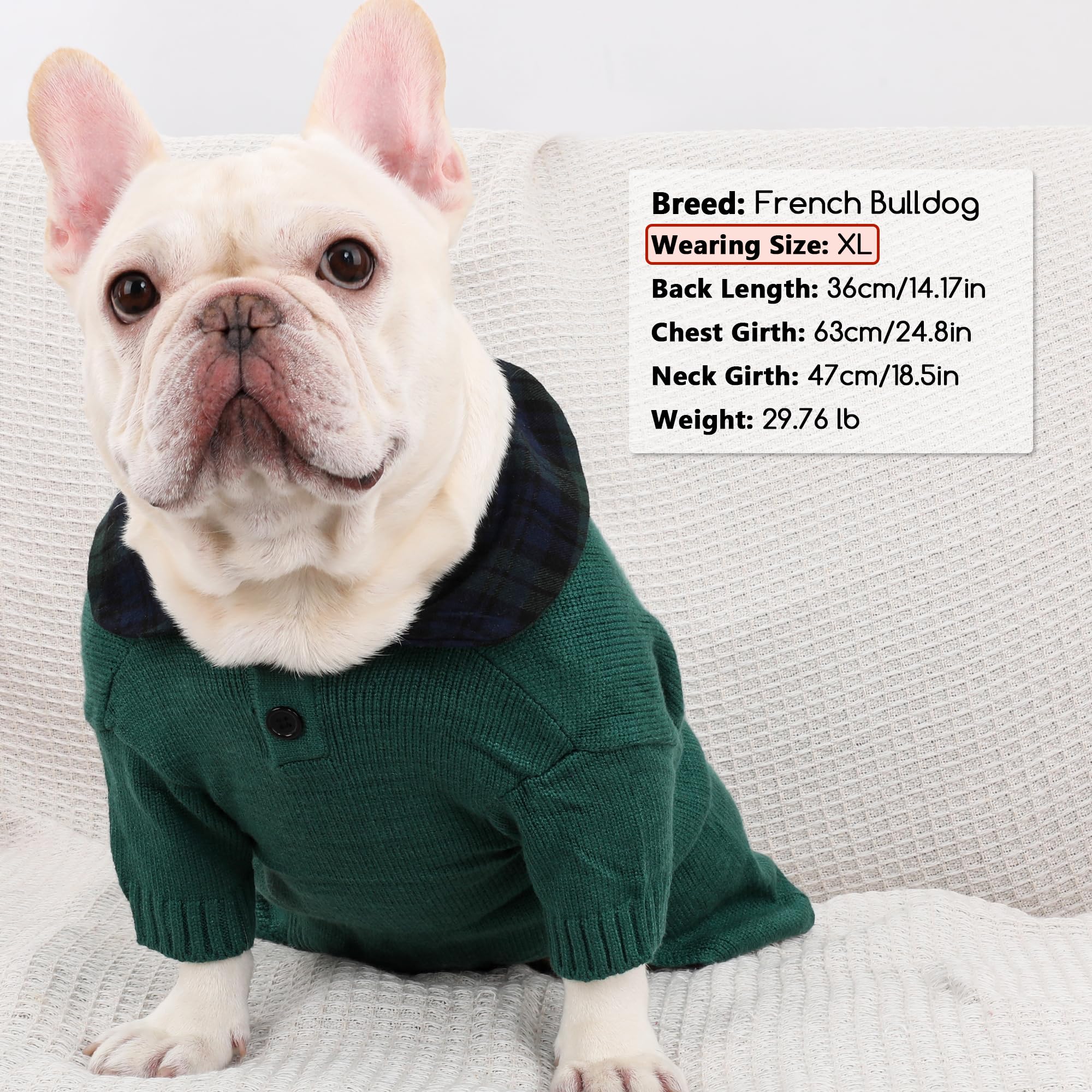 BAOBICUTE dog sweater color variety enhances style and warmth