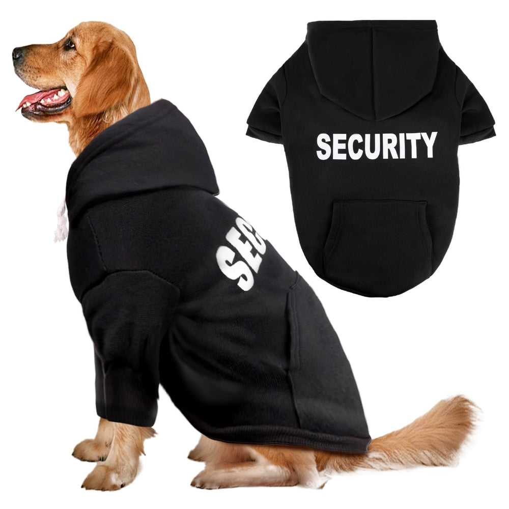 BAOBICUTE dog sweater hoodie backprint highlights security and personality during walks
